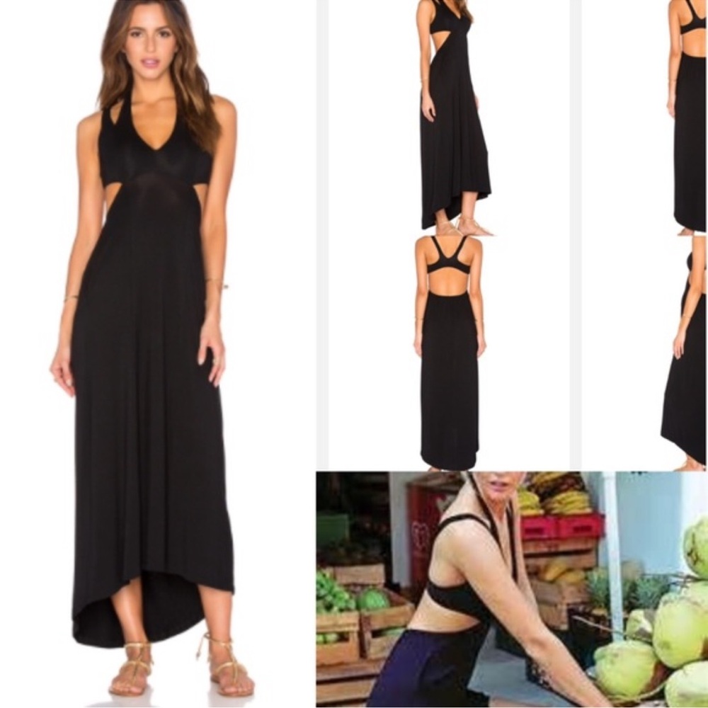 NWT I*space wild love cut out maxi dress strappy small